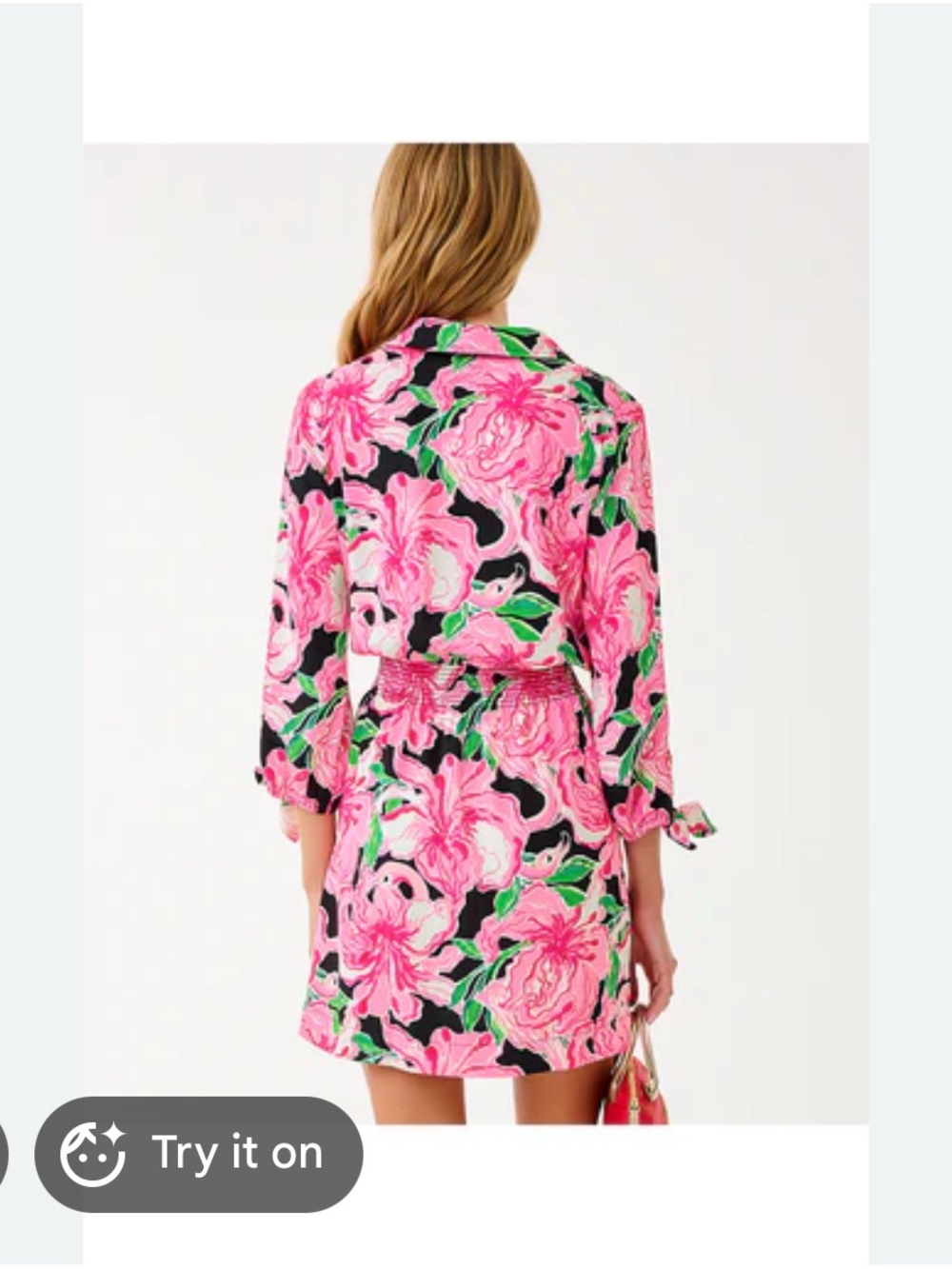 NWT Lilly Pulitzer Abralynn Shirtdress in Onyx Party All The Time - Picture 5 of 5